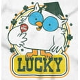 thumbnail image 2 of Saint Paddys Lucky Tootsie Pop Owl Toddler Boy Girl T Shirt Infant Toddler Brisco Brands 24M, 2 of 6