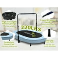 thumbnail image 2 of 56" Foldable Kids Trampoline with Adjustable Handle, Double Toddler Trampolines Indoor/Outdoor, Weight Capacity 220 LBS, 2 of 7