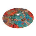 thumbnail image 2 of Kll Mandala Colorful 1 Christmas Tree Skirt 48",Party Decorations Farmhouse For Christmas Decorations Holiday Party, 2 of 8
