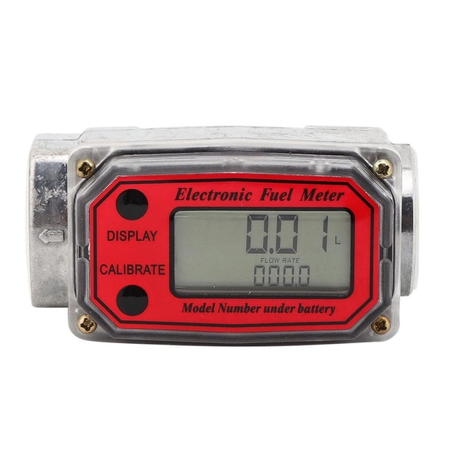 Digital Meter 15-120L Fuel Tester, NPT Indicator Sensor Counter For Measuring Gasoline Kerosene ,Easy to Install