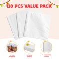 thumbnail image 5 of Joyfy 120 Sheets White Tissue Paper 20” x 20” Wrapping Accessory for Gift Wrap Christmas, Packing, DIY Arts & Crafts, Party Supplies and Wine Bottles, 5 of 7