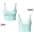 thumbnail image 3 of Sikiie Blue Bright Print Strappy Sports Bra for Women Padded Push Up Sports Bra Athletic Running Sports Bra Workout Bra Yoga Bra, 3 of 5