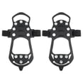 thumbnail image 1 of Par de crampones, zapatos con tacos para hielo, picos, empuñaduras de tracción para hielo, nieve, invierno, senderismo, escalada, pesca en hielo, negro, talla XL, 1 of 1
