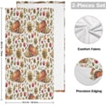thumbnail image 2 of Autumn Pumpkin Cornucopia Hand Towels for Bathroom, Thanksgiving Day Sunflower Kitchen Towel 2 PCS Ultra Soft and Highly Absorbent Decorative Fingertip Face Bath Towels for Spa & Hotel, 28.3"x 14.4", 2 of 5