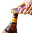 thumbnail image 4 of Sacacorchos Mirage con llave para vino, abridor de vino con doble bisagra, sacacorchos para camareros, arcoíris, dorado y oro rosa, 3 unidades, 4 of 7