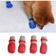 thumbnail image 5 of Calcetines antideslizantes para perros, botas impermeables de algodón para animales domésticos para interior rojo S, 5 of 5