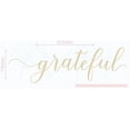 thumbnail image 6 of Kitchen Décor Grateful Cursive Lettering Vinyl Wall Decals Sticker 23x7-Inch Beige, 6 of 6