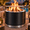 Black, variant on Orithm 19.5 Inch Smokeless Fire Pit, Stainless Steel Double-Wall 360° Airflow Low-Smoke Burn with Cooking Grate, Fire Poker & Waterproof Cover for Patio, Backyard, Garden & Camping