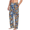 thumbnail image 2 of Xecao Colorful Butterfly1 Men's Straight Lounge Pajama Pants: The Ultimate in Comfortable Sleepwear, 2 of 9