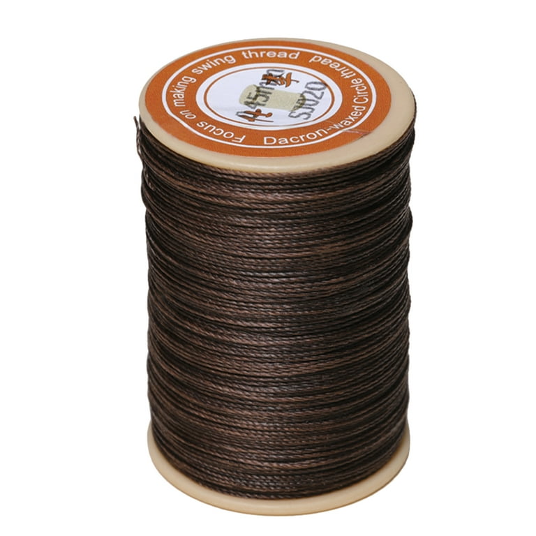 1PC 0.45mm Round Waxed Thread Leather Sewing Thread Hand Stitching