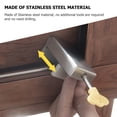 thumbnail image 4 of Miangastore Sliding Door Locks Child Proof Safety Window Lock Silver Stainless Steel 1 Set, 4 of 8