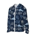 thumbnail image 2 of Fotbe Hawaii Palms Men's Women's UPF 50+ Sun Protection Jacket Hooded Cooling Shirt with Pockets Hiking Outdoor Performance-3X-Large, 2 of 9