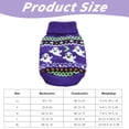 thumbnail image 3 of Halloween Dog Sweater Costumes for Small Medium Dogs, Sweater Turtleneck Knitted Pet Puppy Clothes Soft Warm Cold Weather Dog Halloween Costume Party Outfit, 3 of 9