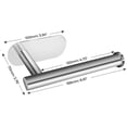 thumbnail image 4 of Self Adhesive Toilet Paper Holder - Stainless Steel Wall Mount Self Adhesive Toilet Paper Holder - Strong Adhesive & Waterproof without Drilling (Brus, 4 of 5