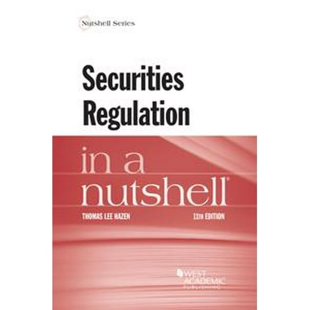 Securities Regulation In A Nutshell Ebook Walmart Com