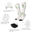 thumbnail image 3 of Fotbe Frog and Mushrooms Calcetas Divertidas Estampadas para Hombre y Mujer, Calcetas de Algodón hasta la Rodilla para Caminar, Correr, Enfermería y Embarazo, 3 of 6