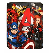 Marvel Avengers Micro Plush Throw, 48" x 60”
