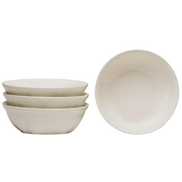 Red Vanilla FN900-421-NW Classic White Cereal/Soup Bowl 30oz, Set of 4, 1,