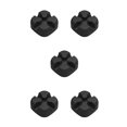 thumbnail image 1 of crativent Cable Clip Plugs Cord Holder Cable Manager Cable Fixed Data Line Fixer Organizer black 5Set, 1 of 6