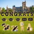 thumbnail image 1 of 17 Pcs Graduation Sign Decorations Congrats Graduation, 2022 Grad Yard Lawn Signs with 34 Stakes for Outdoor Graduation Party Decoration Class of 2022 Supplies, 1 of 9