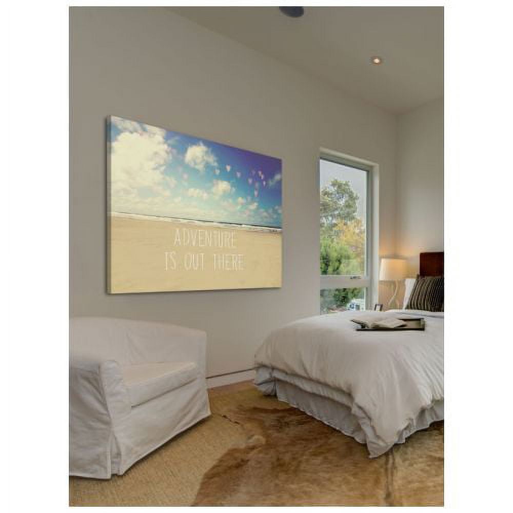 "Adventure Is out There" Painting Print on Wrapped Canvas