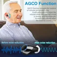 thumbnail image 6 of KIBVOE Hearing aids For Seniors Rechargeable in-Ear 8-Channel Touch Digital hearing aids, Noise Cancelling, Black, 6 of 10