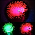 thumbnail image 2 of Vogacara Bola de erizo resplandeciente, bolas de pelo resplandecientes que rebotan, de alta elasticidad, juguetes de Flash iluminados, Juguetes Educativos, 2 of 6