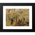 thumbnail image 2 of Alphons Leopold Mielich 18x15 Black Modern Framed Museum Art Print Titled - School in Nassa (1897-1898), 2 of 5