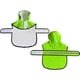 thumbnail image 3 of Chubasquero para perros Dadanfly, impermeable y reflectante, color verde M, 3 of 6