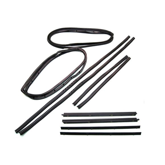 Fairchild Automotive KD2010 Weatherstrip Kit (Inner & Outer Belt, Upper Channel & Division Bar Channel Kit, Door Seal Kit, Driver Side & Passenger Side; with Movable Vent)
