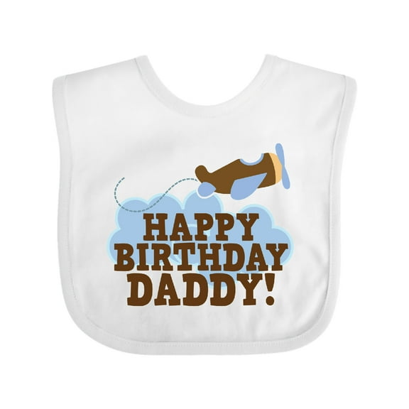 Inktastic Happy Birthday Daddy Boys or Girls Baby Bib