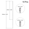 thumbnail image 2 of Uxcell 10Pack 1mm Mini Micro Twist Drill Bits, High-Speed Steel Extra Long Drill Bit 100mm, 2 of 6