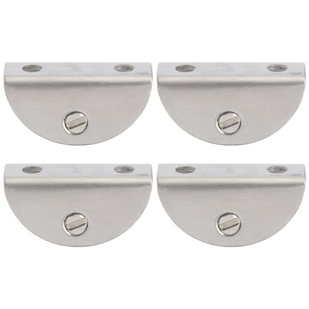 

4pcs Stainless Steel Glass Clamps Glass Holder Glass Fixing Clamp Accessories