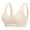 Beige, variant on Censtreet Bras for Women Lace V Neck Seamless Wireless No Underwire Supportive Pushup Brasieres Comfortable T Shirt Bra