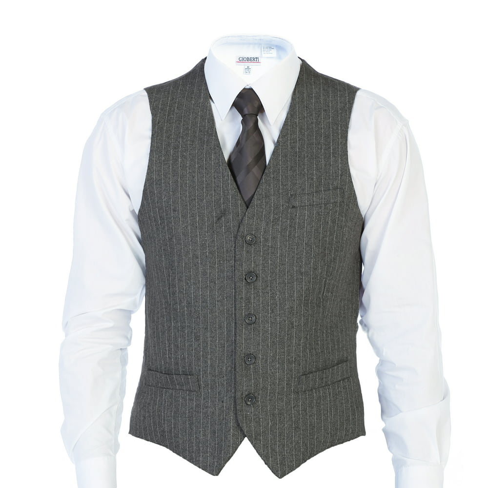 Gioberti - Gioberti Men's 5 Button Slim Fit Formal Herringbone Tweed ...