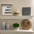 thumbnail image 2 of Letreros decorativos de baño con marco de madera ZlFart Boho Farmhouse, 2 of 6