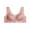 Blue, variant on Front Closure Lace Bras for Women Push up Posture Smooth Back Wireless Bra Seamless Oversized Brassiere Pink M