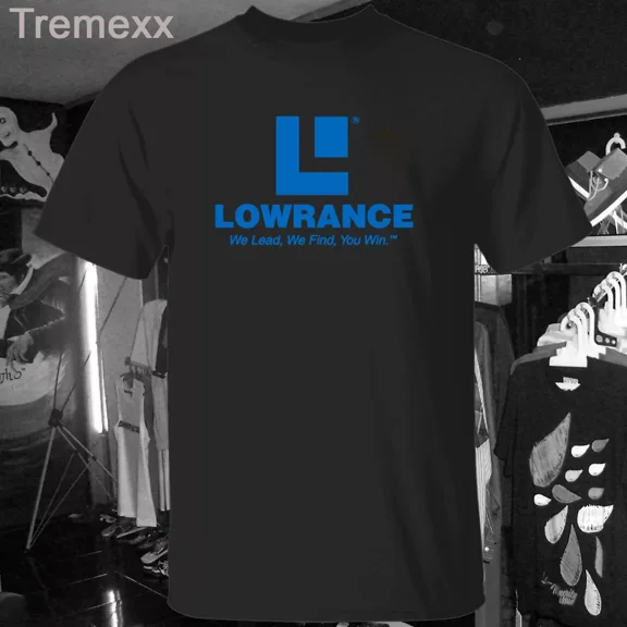 New Shirt Lowrance fish Logo Unisex T-Shirt Funny Made In USA S -5XL