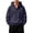 Navy, variant on Men's Zip Up Hoodie Solid Color Long Sleeved Sweatshirt with Front Pockets Casual Basic Pullover