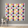 thumbnail image 2 of Balery Polka Dot Pattern Tapestry 60x51 Inches - Large Wall Hanging Tapestry for Bedroom, Living Room, Dorm Decor - Artistic and Aesthetic Room Decor, 2 of 9