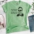 thumbnail image 2 of And I Nietzsche Now Tonight Nietzsche Shirt, Unisex Women's Men's Shirt, Philosophy Philosopher History Tee, Heather Apple Green, X-Large, 2 of 6