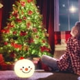 thumbnail image 2 of Navidad Muñeco De Nieve Niños Luz De Noche 7 Colores Cambiantes Led Lámpara De Noche Para Guardería Bebé Grifo Luz Niños Habitación Decoración Regalo Regalos Para Niños Niñas Yuarrent HA038083-00, 2 of 6