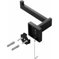 thumbnail image 5 of Black Stainless Steel Toilet Paper Holder, Square Design for Bathroom Kitchen, Compatible with All Brands, 5 of 5