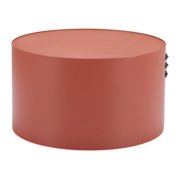 Bayu Coffee Table Brown Coffee Table, Modern Style, Powder Coated Aluminum round shape tabletop, Aluminum, Outdoor Living