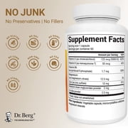Dr. Berg D3 & K2 Vitamin Supplement - D3 K2 5000 IU , 60 Capsules