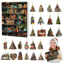 Christmas Holiday Advent Calendar 2024 Festive Home Commemorative Collectible 2D Animal Set Countdown Celebration