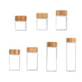 thumbnail image 2 of Wosthever Varios tamaños para elegir botella de vidrio sellada para tarros de especias tarros de especias de vidrio con posición de agujero Organizadores de utensilios de cocina 47*90 100ml, 2 of 6
