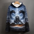 thumbnail image 6 of LAOLIUSN Men's Traditional Dragon Hoodie Funny Anime Graphic Sweatshirts Size S–4XL, 6 of 7