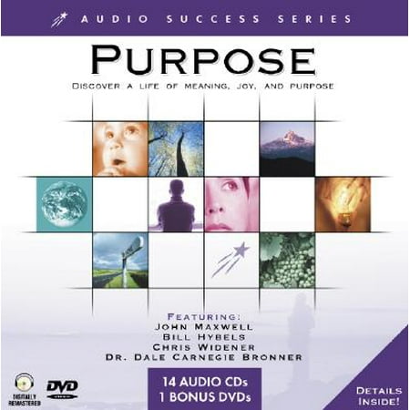 SPIRITUAL PURPOSE 14 Audio CD Set (John Maxwell, Bill Hybels, Chris Widener, Dale Carnegie Bronner &