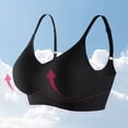 thumbnail image 2 of FhsagQ Bra Bras for Women Crotchless and Boobless Semi Liquid Jelly Soft Support Ladies' Underwear Bra Seamless Receiving Rimless Bra Bras for Women Set Cute Bras for Women Plus Black XL, 2 of 3